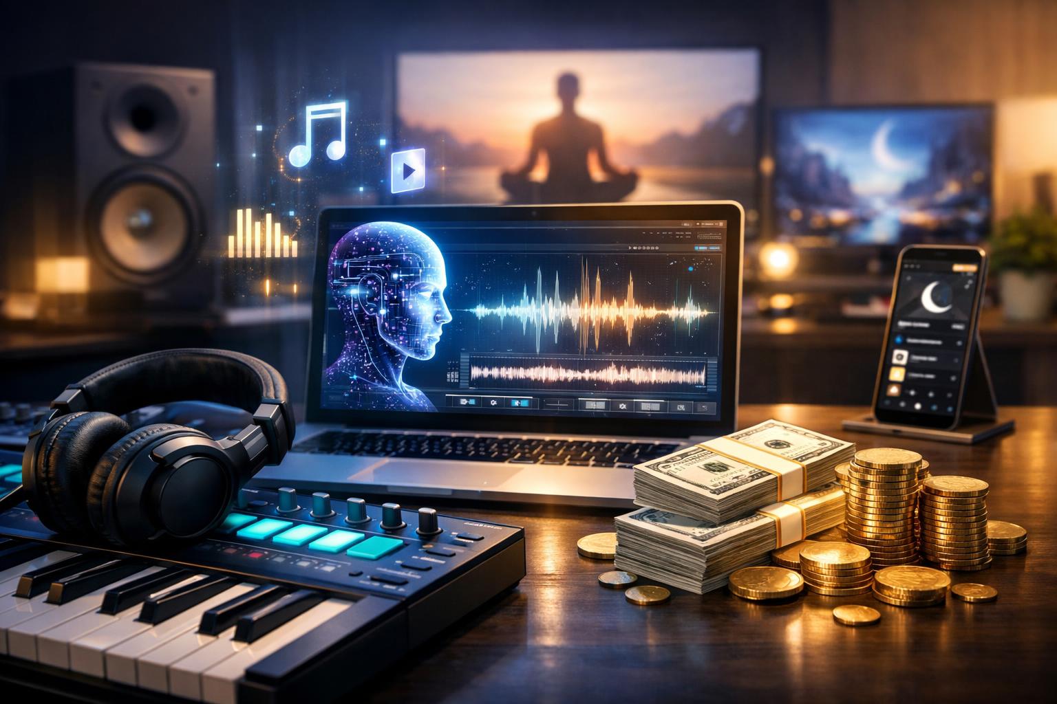 Может ли AI-музыка стать пассивным доходом? Вот что большинство людей до сих пор не понимает** 🎵